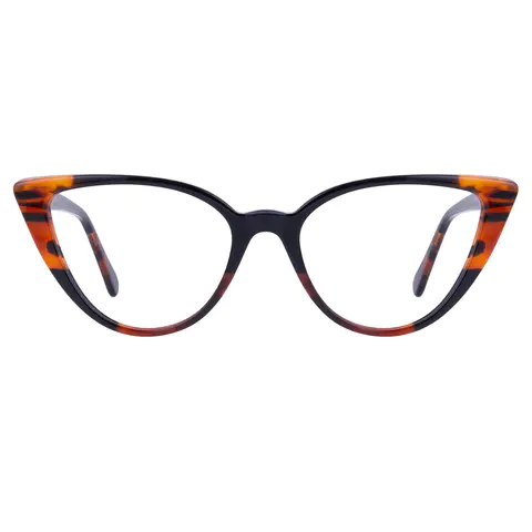 Cat-eye Tortoiseshell/Black Eyeglasses