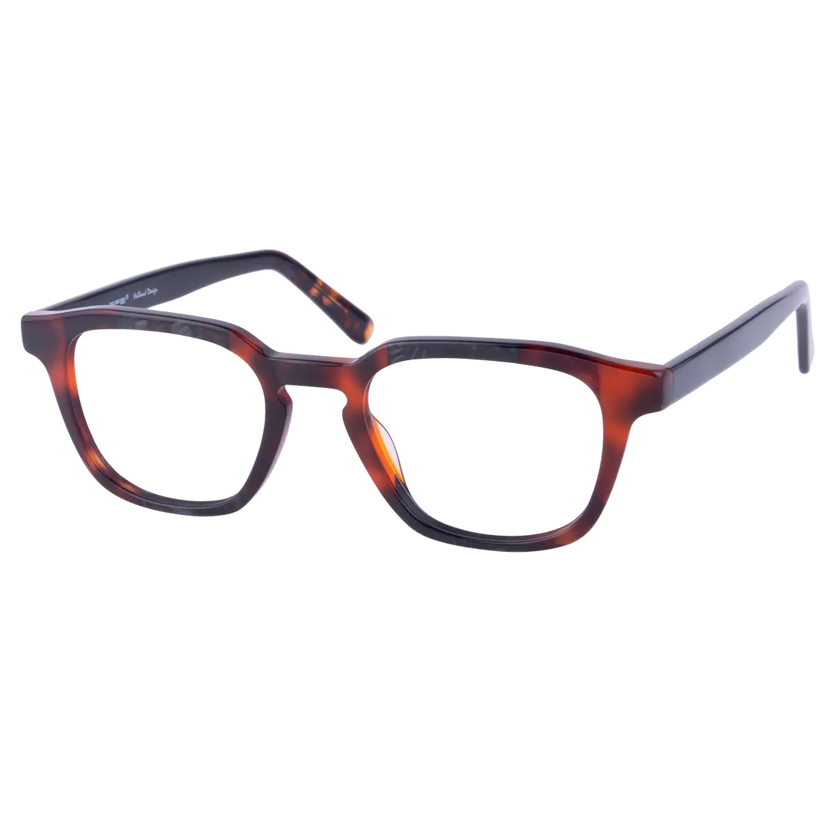Rectangle Dark Tortoiseshell Eyeglasses