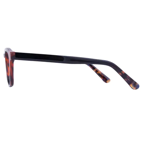 Rectangle Dark Tortoiseshell Eyeglasses