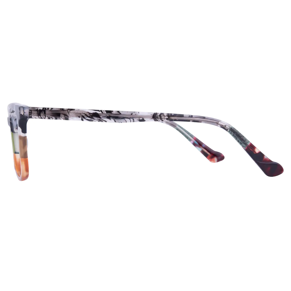 Rectangle Multicolor Eyeglasses