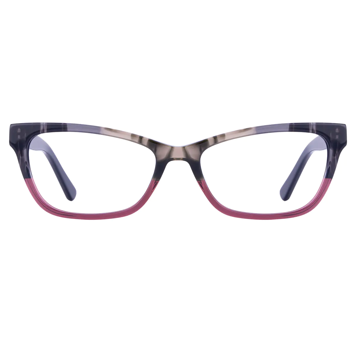 Cat-eye Tortoiseshell/Purple Eyeglasses