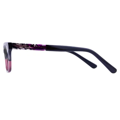Cat-eye Tortoiseshell/Purple Eyeglasses