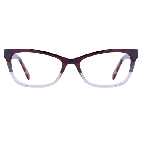 Cat-eye Purple/Silver Eyeglasses