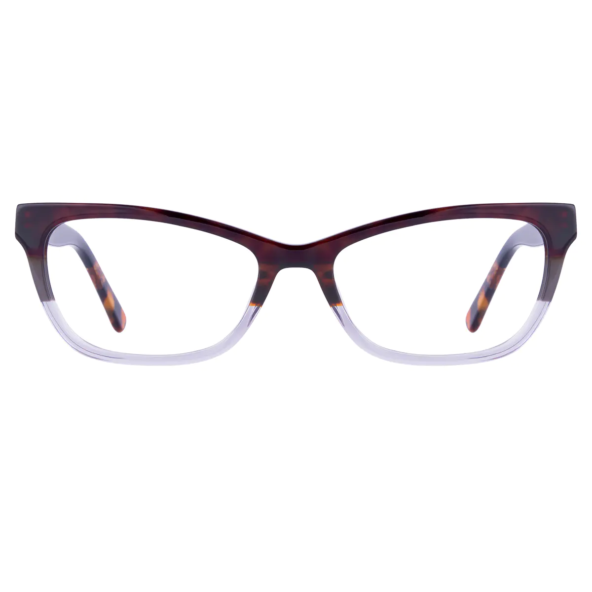 Cat-eye Purple/Silver Eyeglasses