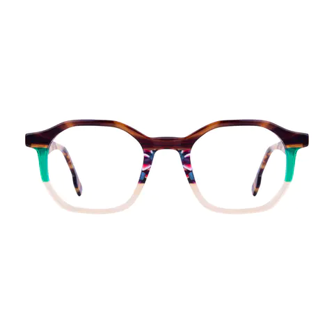 Square Multicolor Eyeglasses