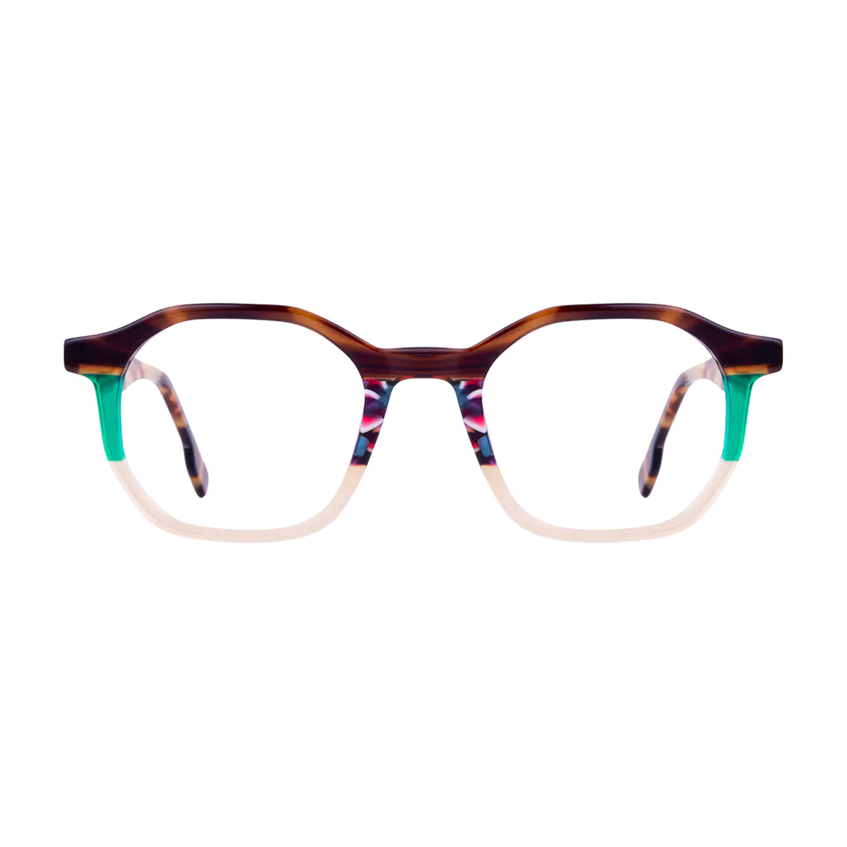 Square Multicolor Eyeglasses