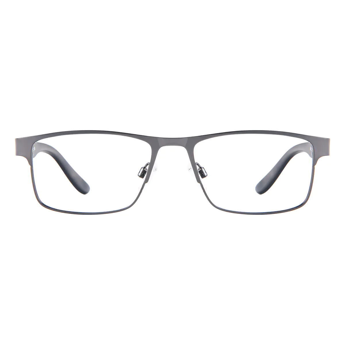 Browline Matte Gray Eyeglasses