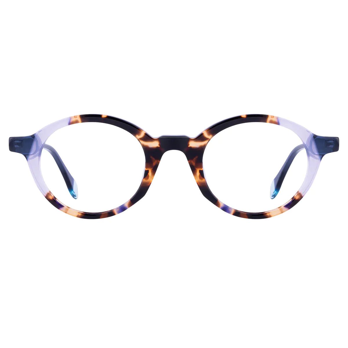 Round Clear/Tortoiseshell Eyeglasses