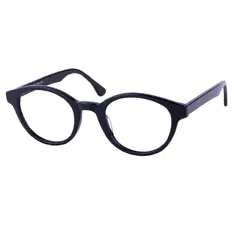 Oval Black Eyeglasses