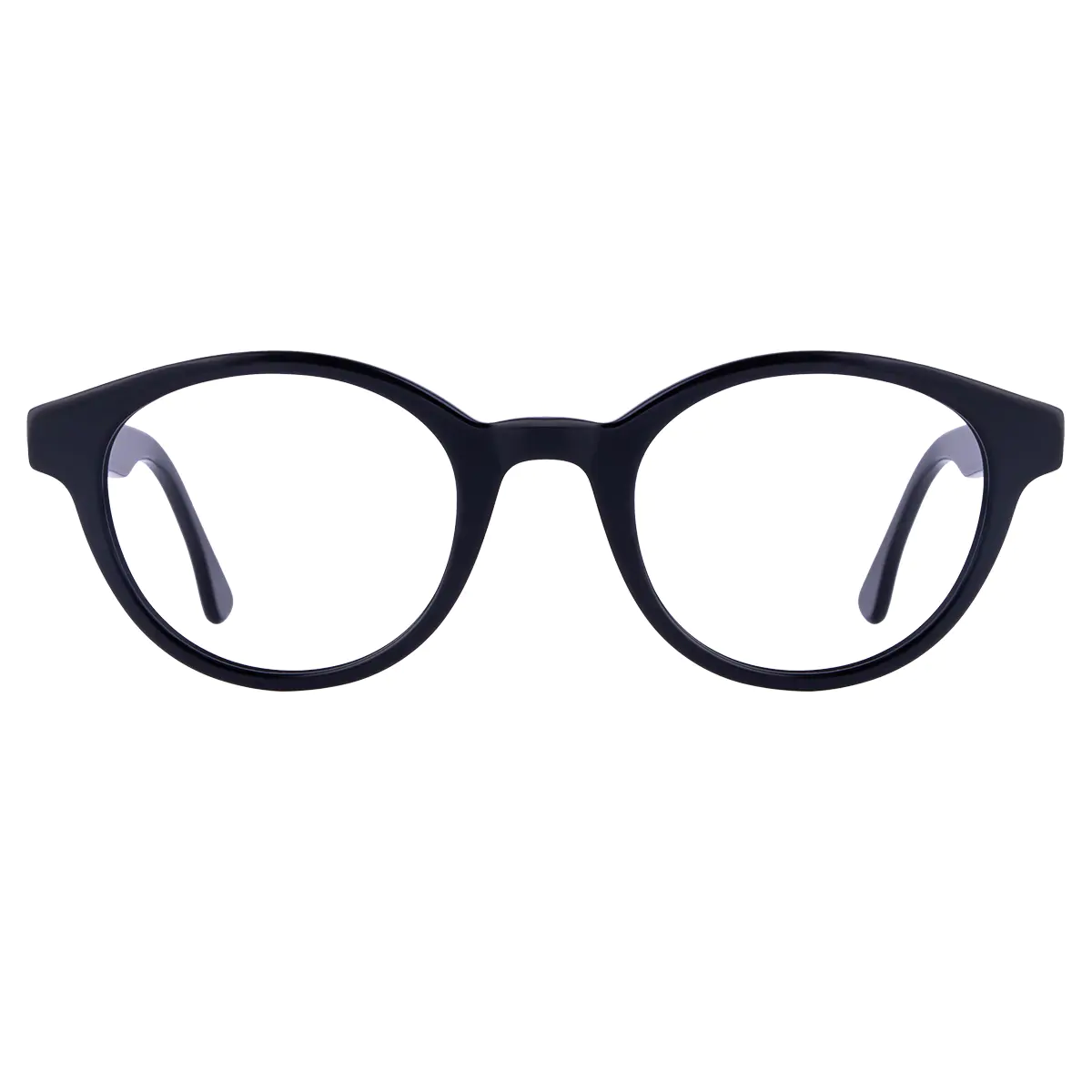 Oval Black Eyeglasses