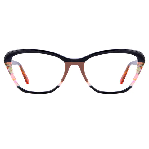 Rectangle Multicolor Eyeglasses