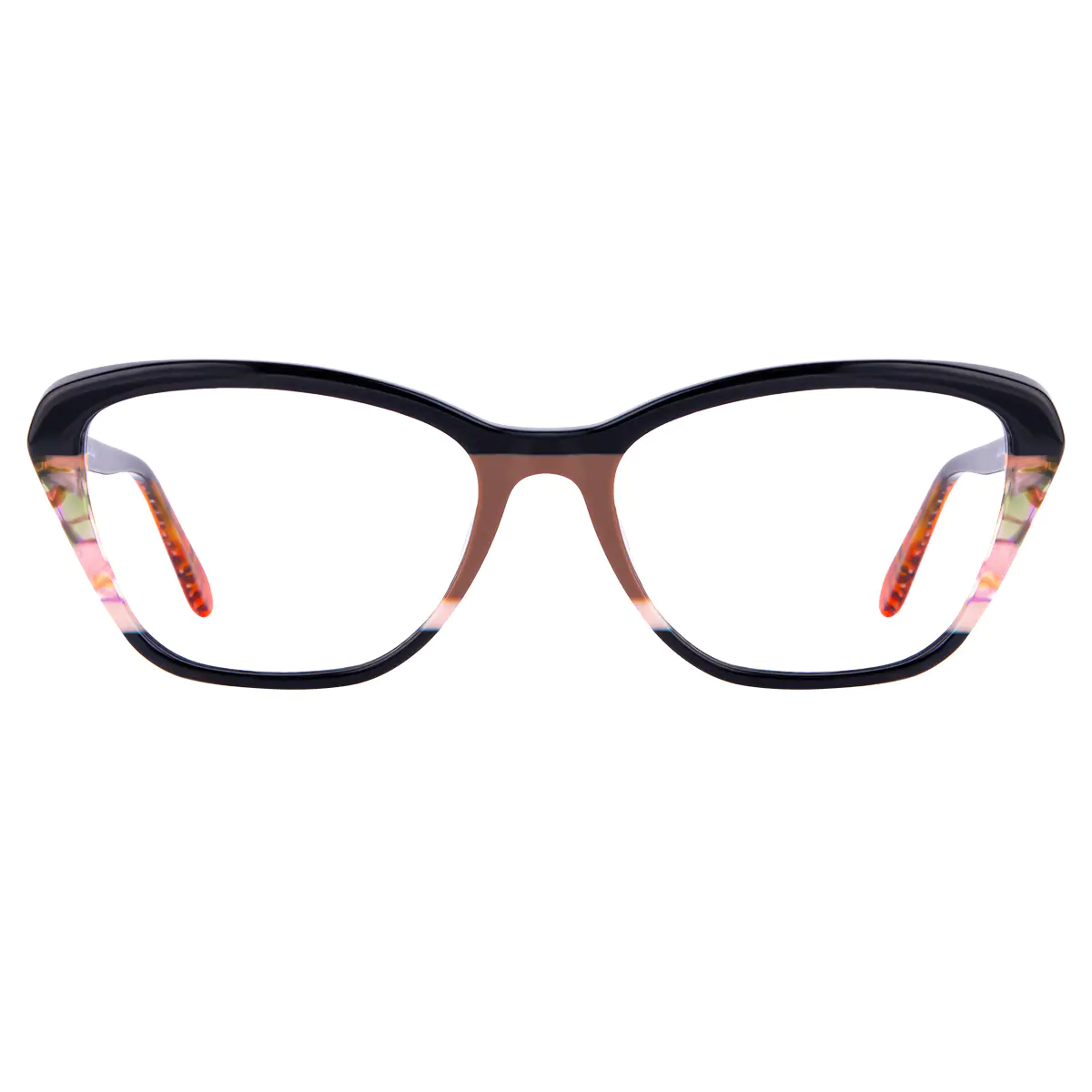 Rectangle Multicolor Eyeglasses