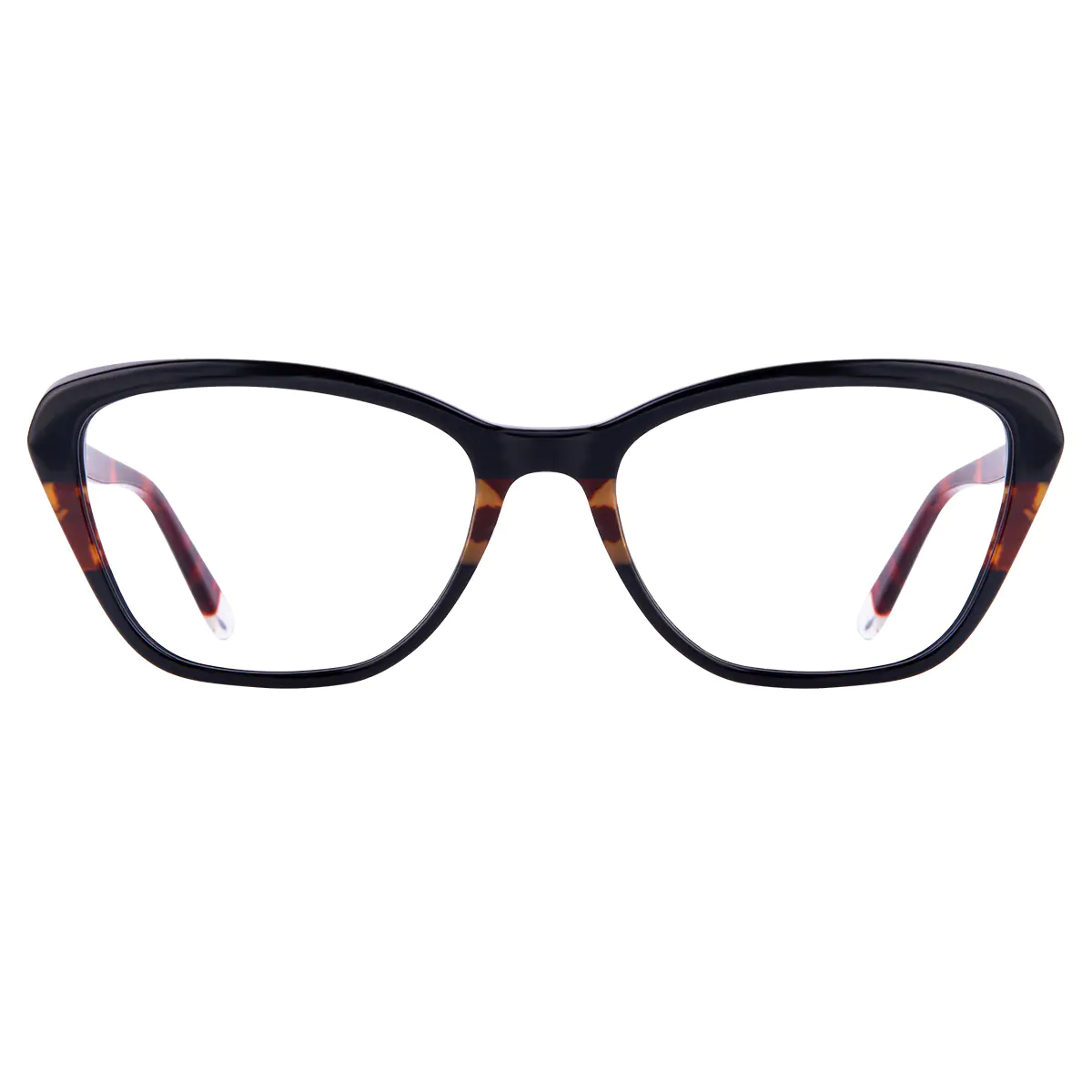 Rectangle Dark Tortoiseshell Eyeglasses