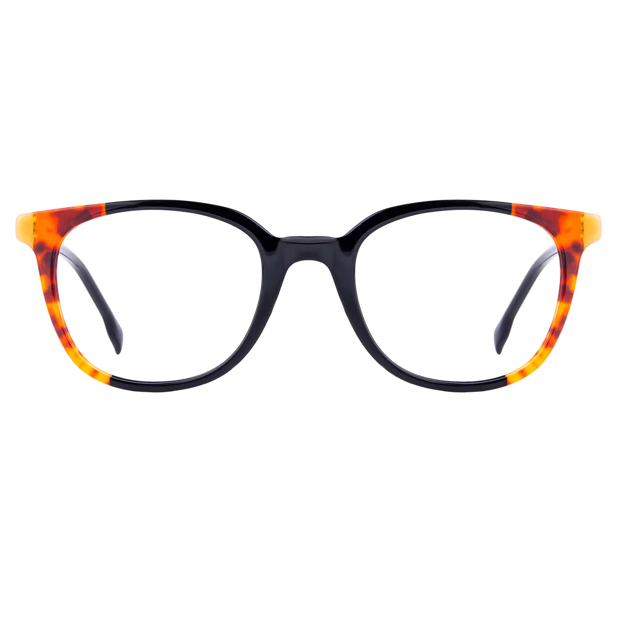 Rectangle Tortoiseshell/Black Eyeglasses