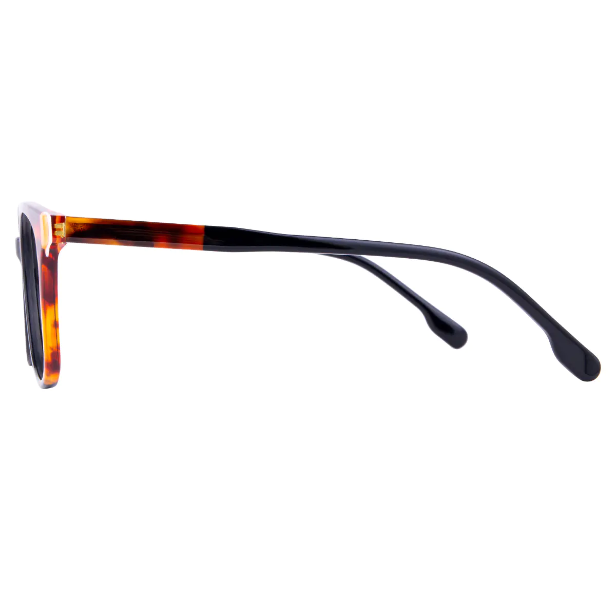 Rectangle Tortoiseshell/Black Eyeglasses