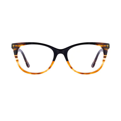 Oval Lemon Tortoiseshell Eyeglasses