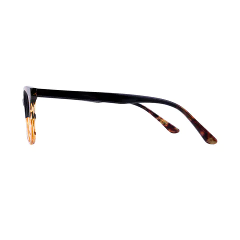 Oval Lemon Tortoiseshell Eyeglasses