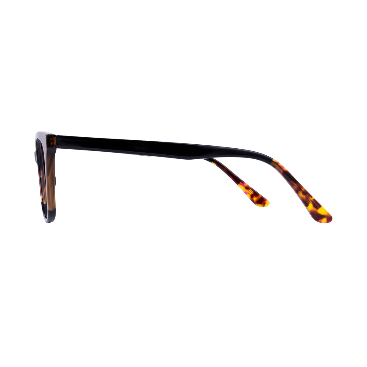 Oval Dark Tortoiseshell Eyeglasses