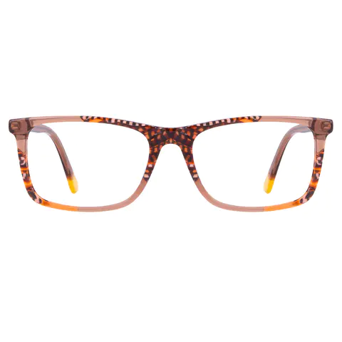 Rectangle Tortoiseshell Eyeglasses