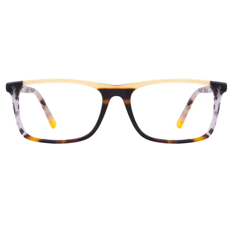 Rectangle Multicolor Eyeglasses