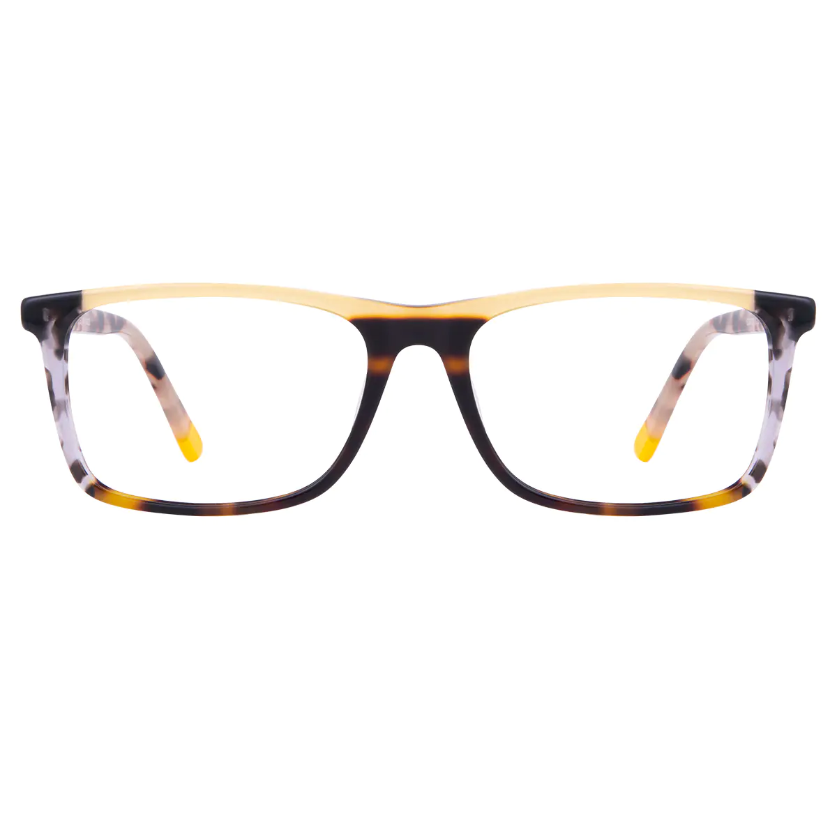 Rectangle Multicolor Eyeglasses