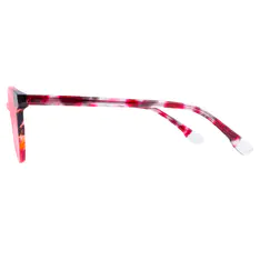 Oval Pink/Tortoiseshell Eyeglasses