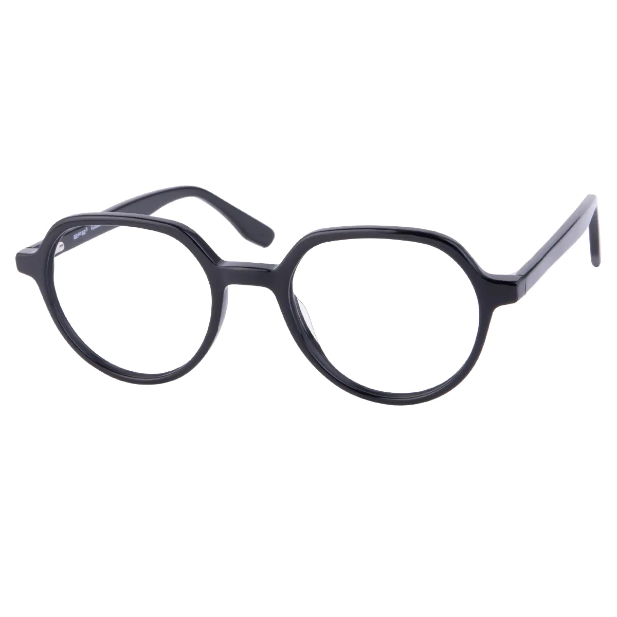 Round Black Eyeglasses