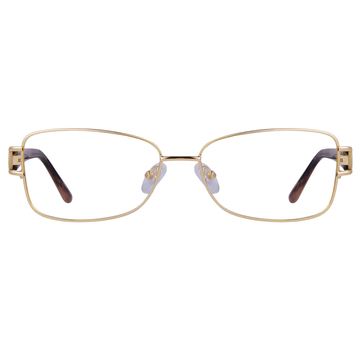 Rectangle Tortoiseshell/Gold Eyeglasses