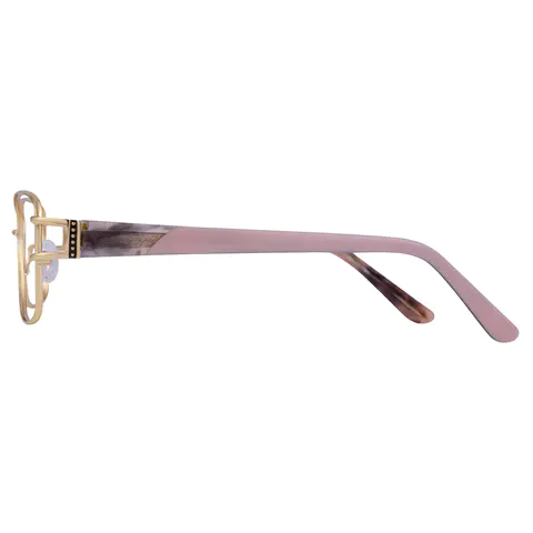 Rectangle Tortoiseshell/Gold Eyeglasses