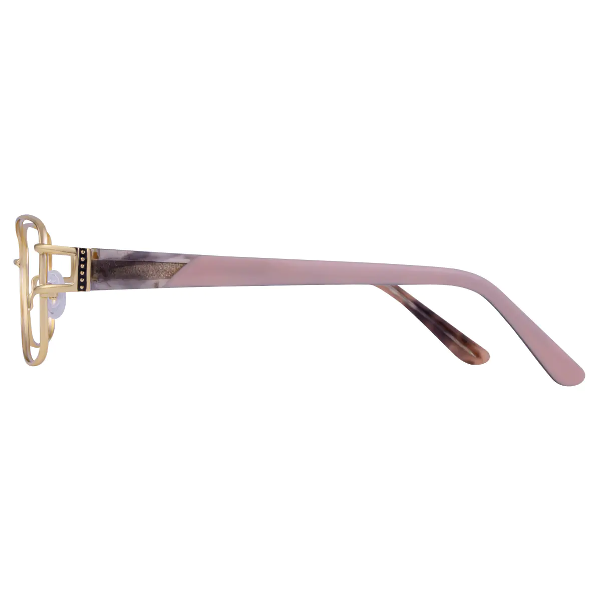 Rectangle Tortoiseshell/Gold Eyeglasses