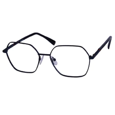 Geometric Blue Eyeglasses
