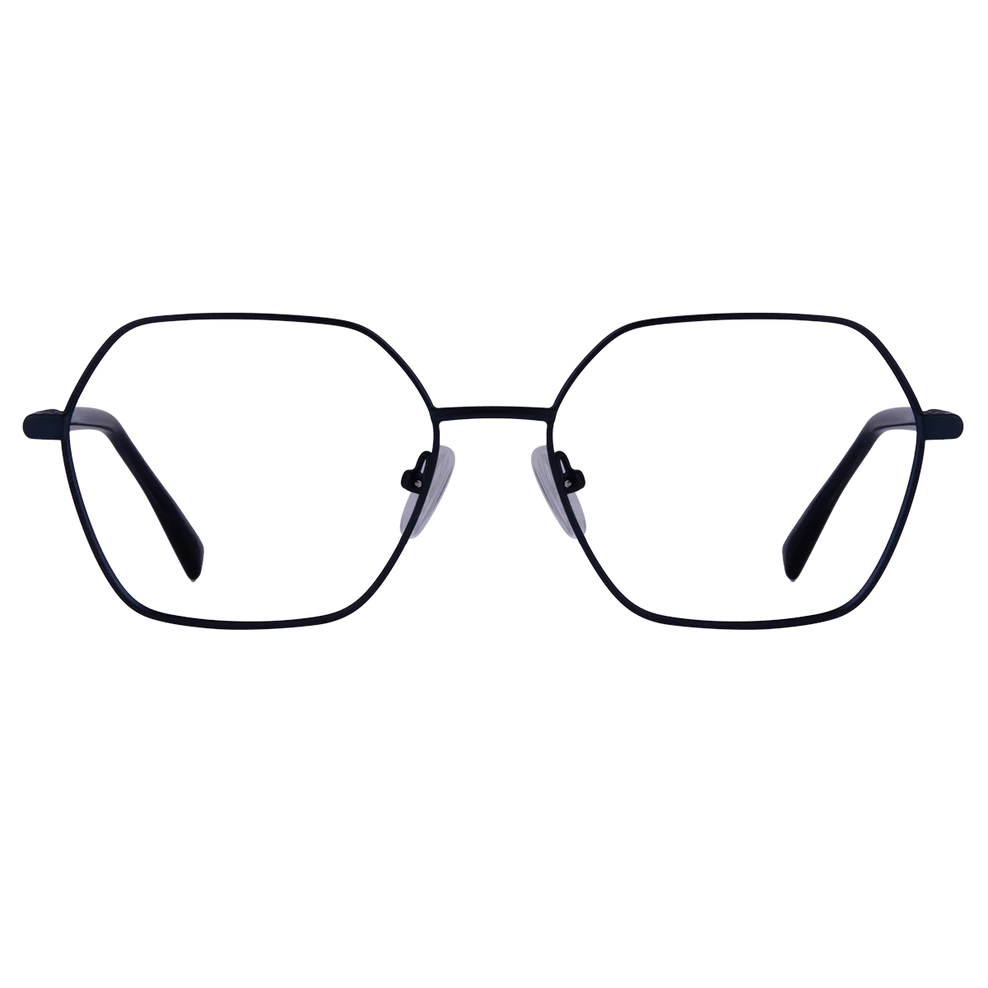 Geometric Blue Eyeglasses