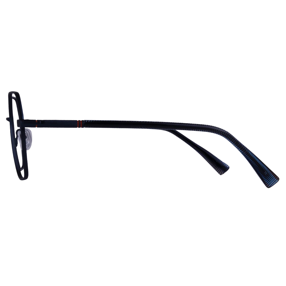Geometric Blue Eyeglasses