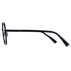 Geometric Blue Eyeglasses