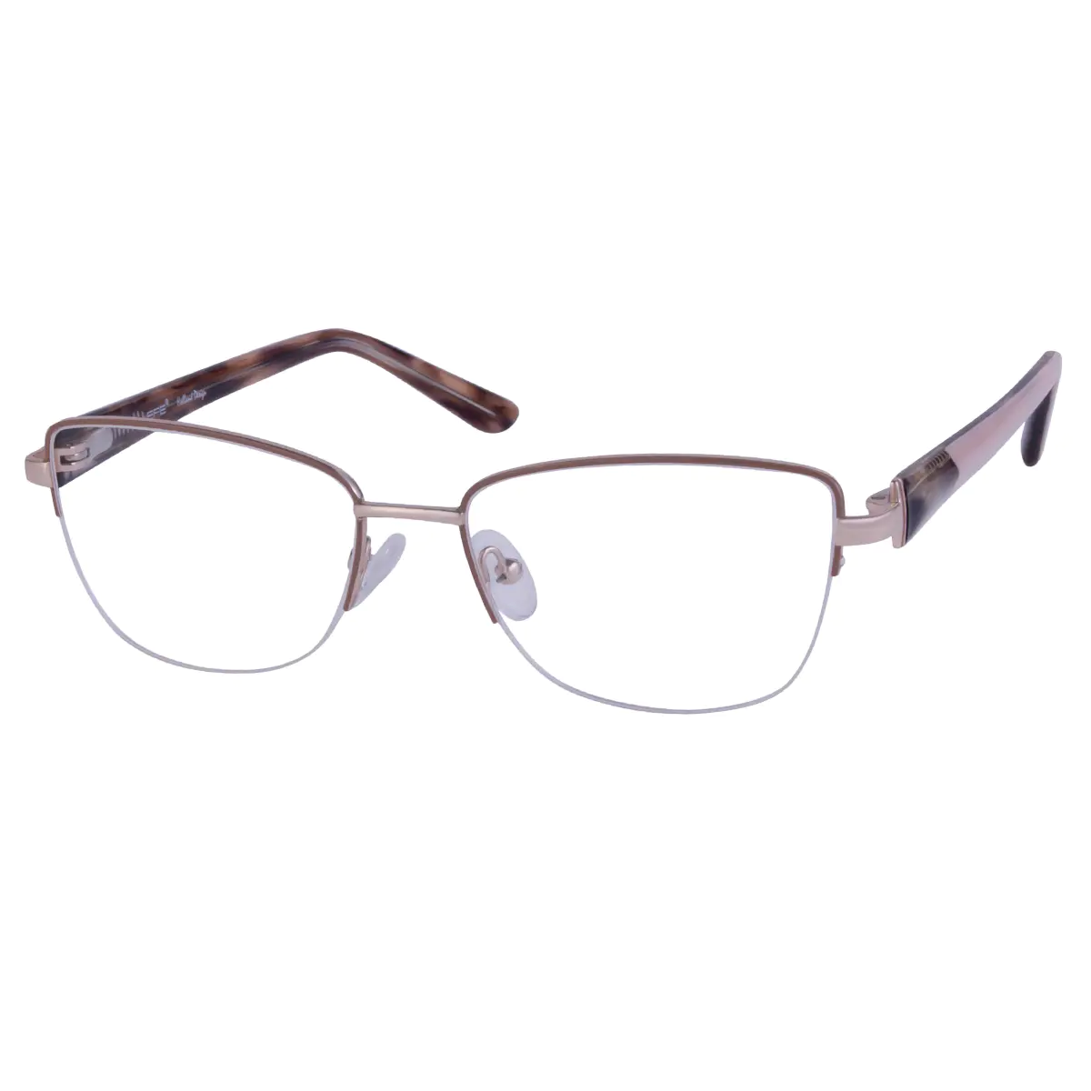 Square Rose Gold Eyeglasses