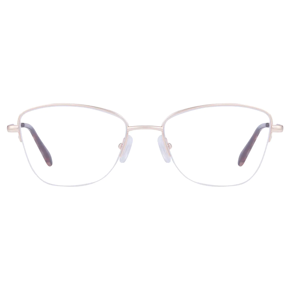 Square Gold Eyeglasses