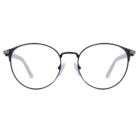 Round Black Eyeglasses