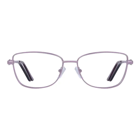 Square Pink Eyeglasses