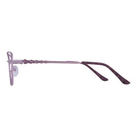 Square Pink Eyeglasses