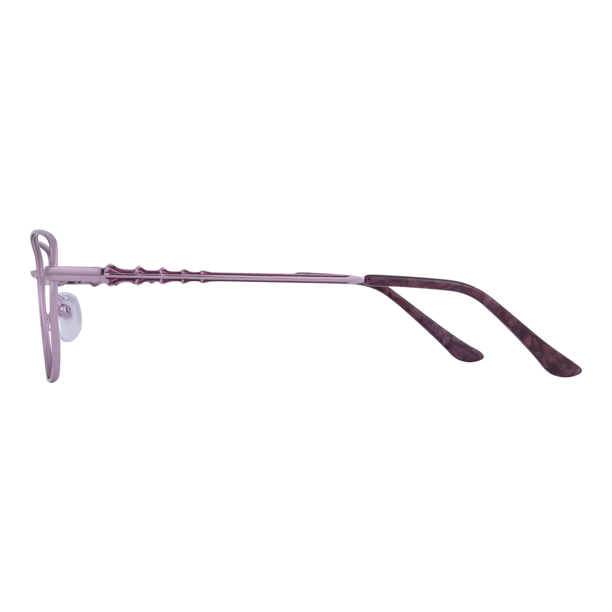 Square Pink Eyeglasses
