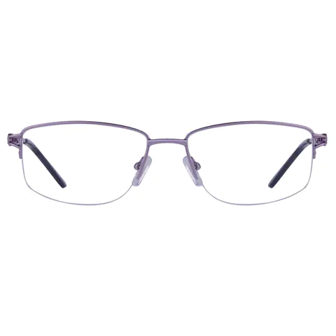 Square Purple Eyeglasses