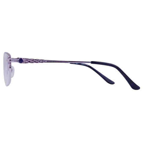 Square Purple Eyeglasses