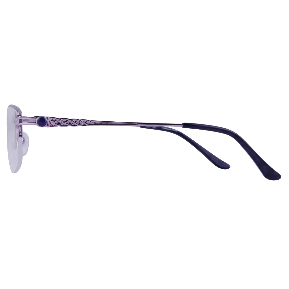 Square Purple Eyeglasses