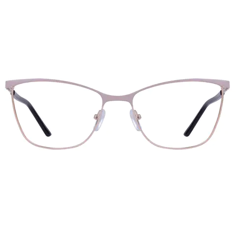 Square Pale Pink Eyeglasses