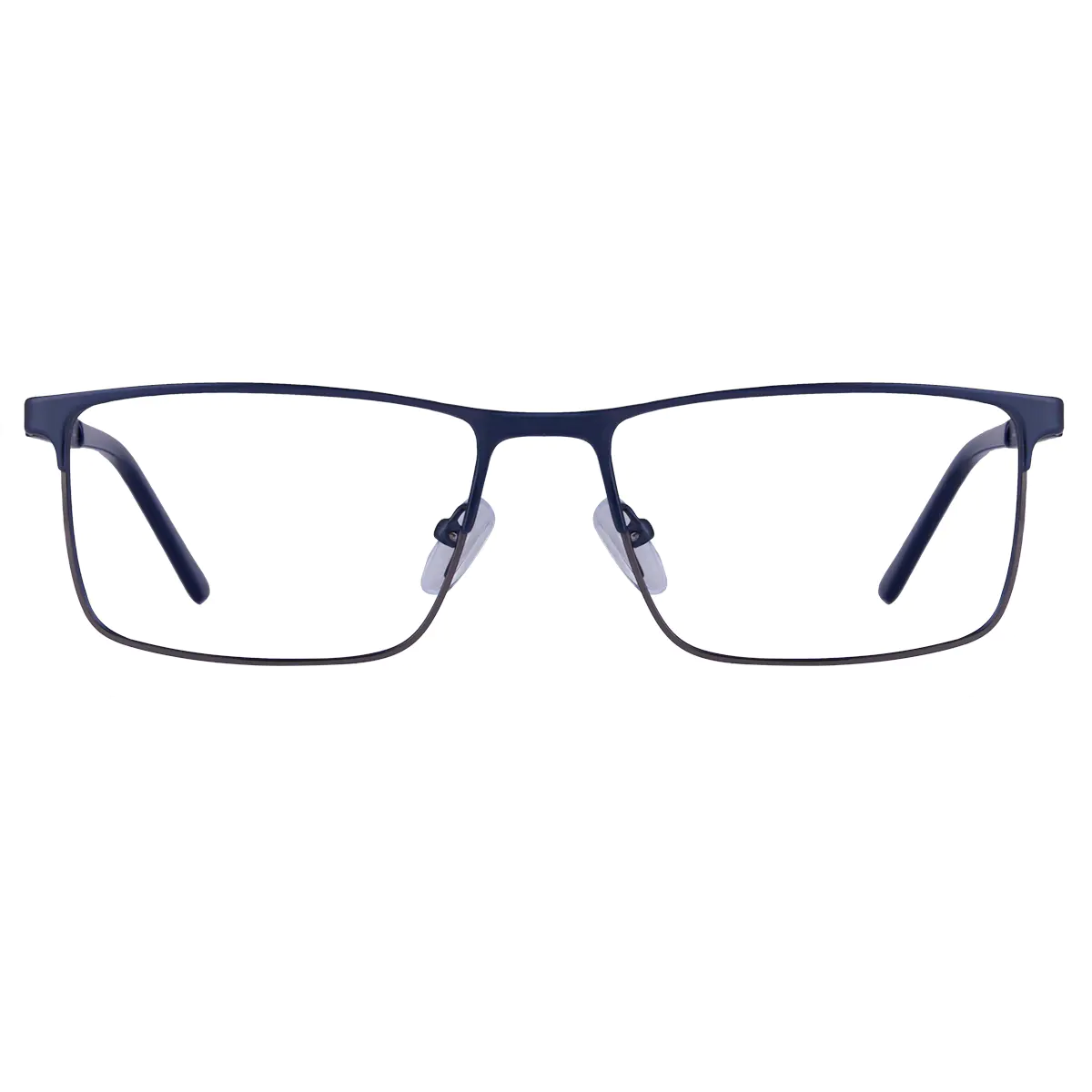 Rectangle Blue Eyeglasses