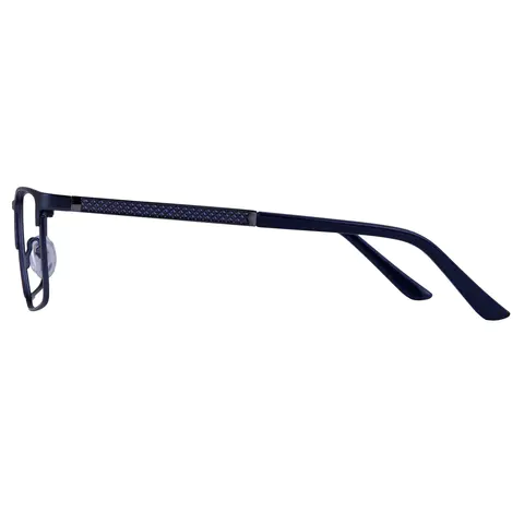 Rectangle Blue Eyeglasses