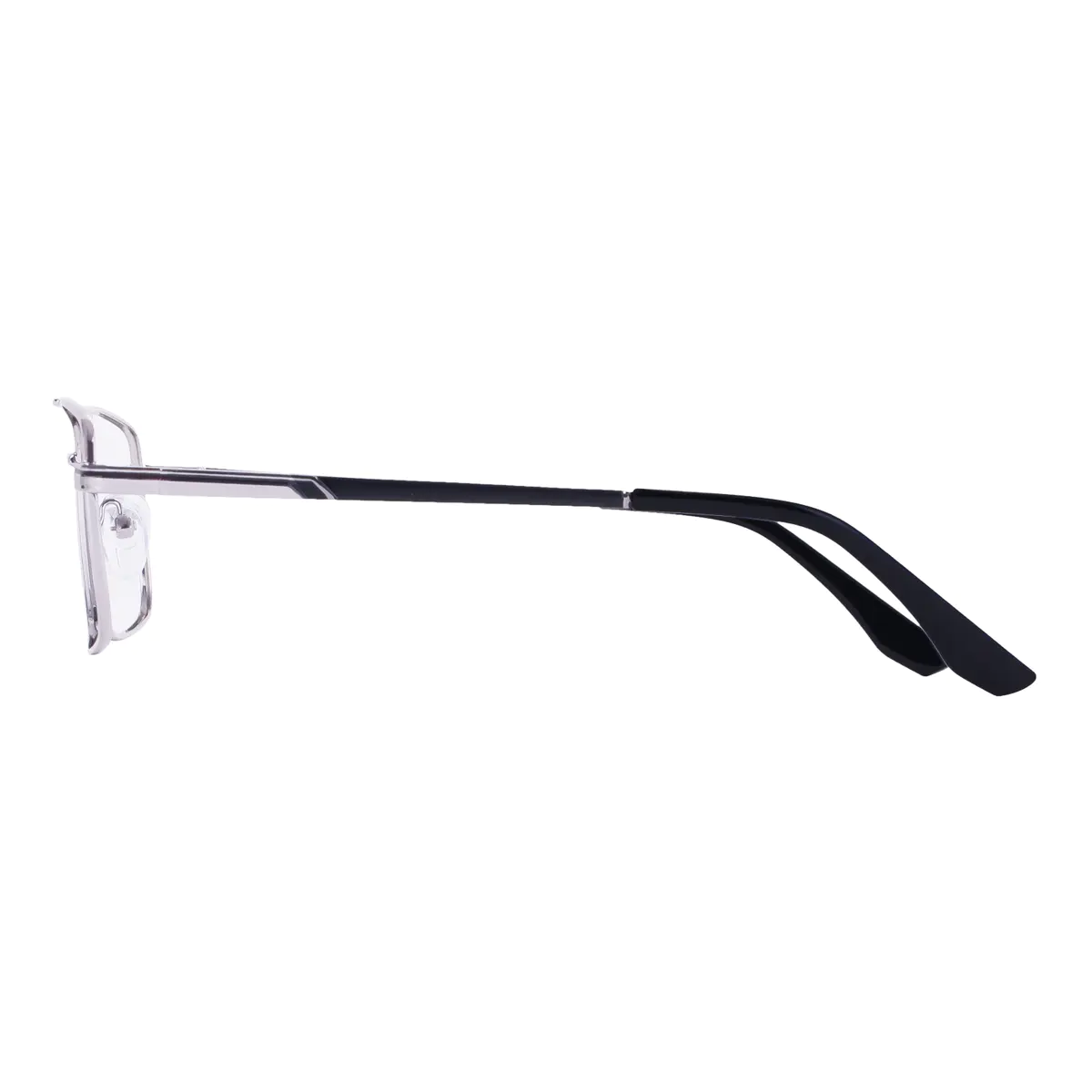 Rectangle Silver Eyeglasses