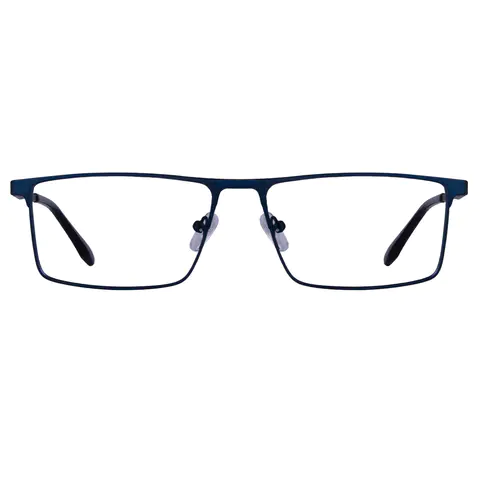 Rectangle Blue Eyeglasses
