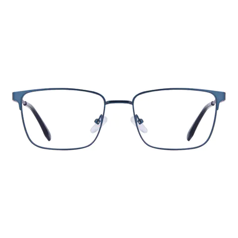 Rectangle Navy Blue Eyeglasses