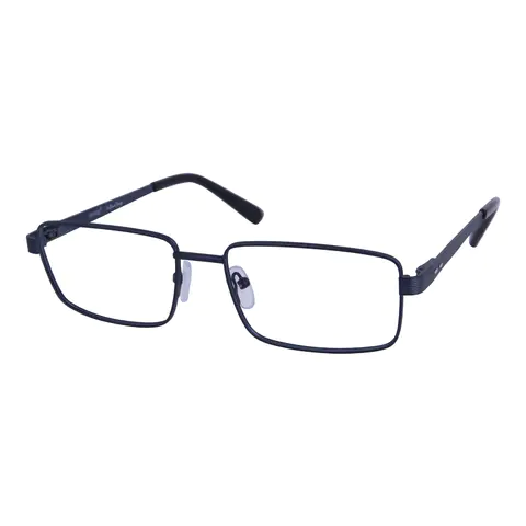 Rectangle Blue Eyeglasses